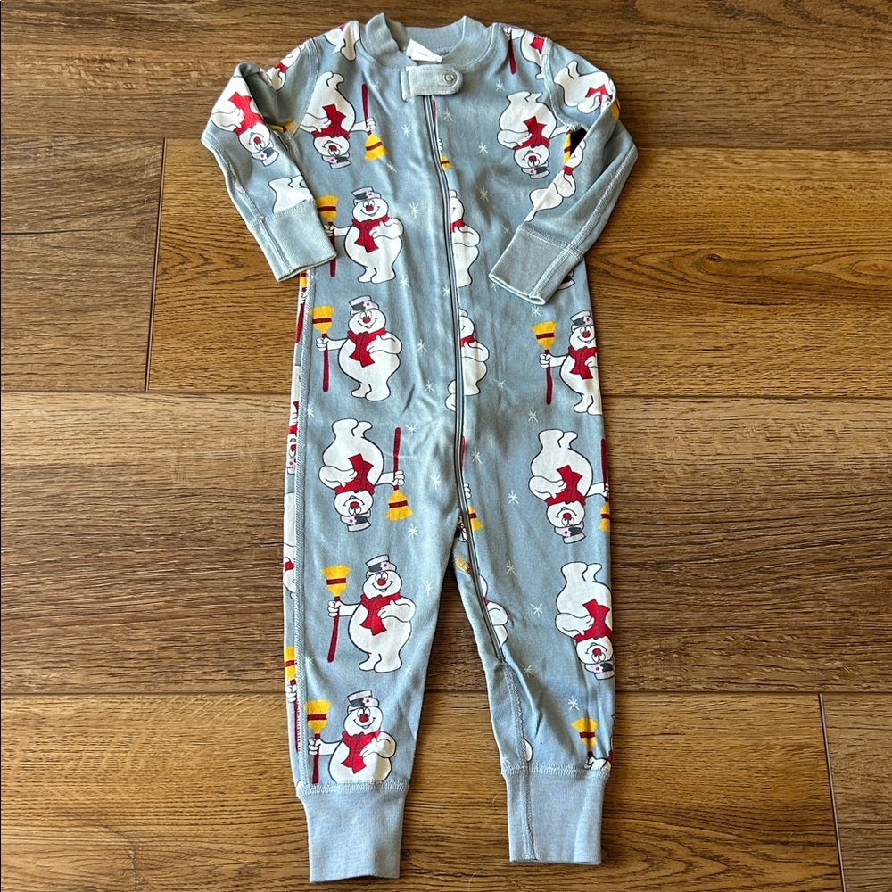 NEW Hanna Andersson Frosty the Snowman Sleeper Organic Cotton Holiday Size18-24m